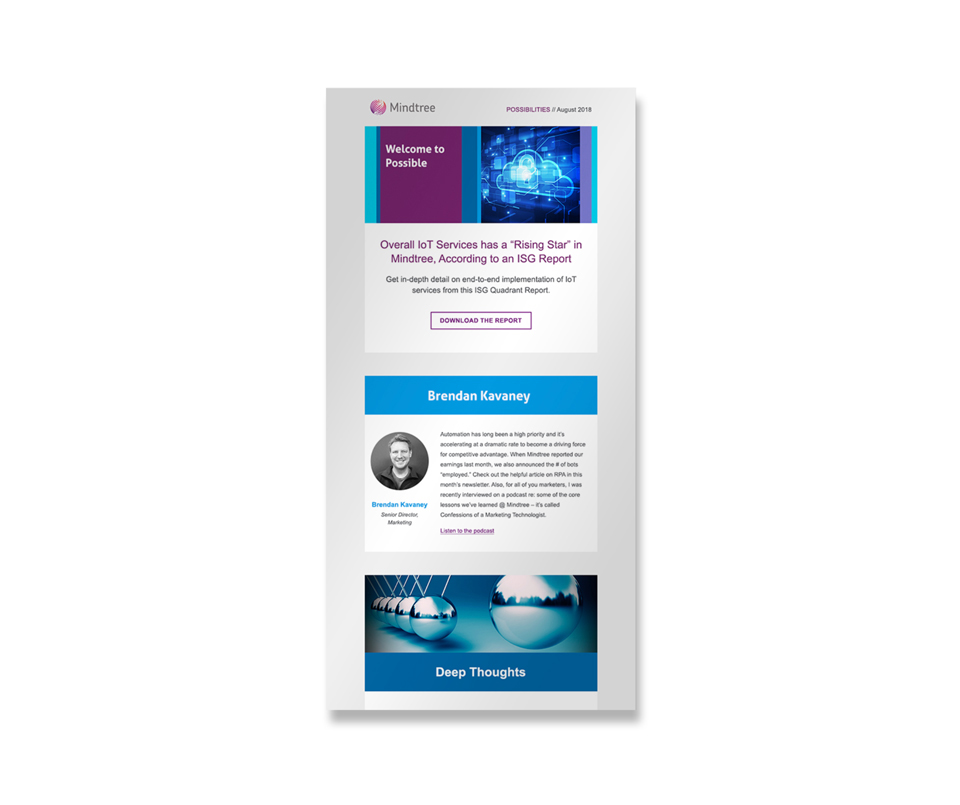 Mindtree Email A