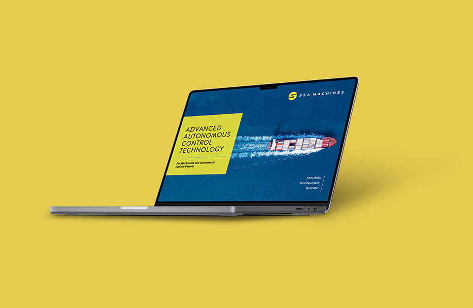 Sea Machines Laptop